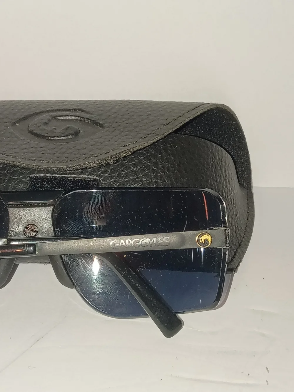 Vintage Gargoyles Classic 85 Sunglasses Terminator Arnold 1980s Shield USA WCase
